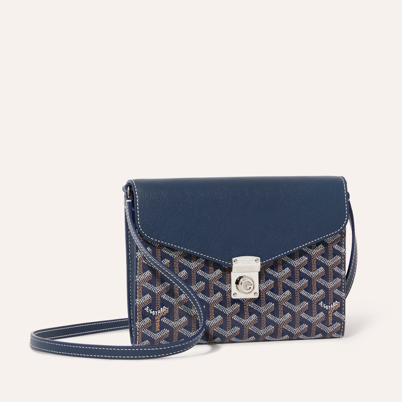 Goyard Chypre Wallet-Pouch Navy Blue - Image 1